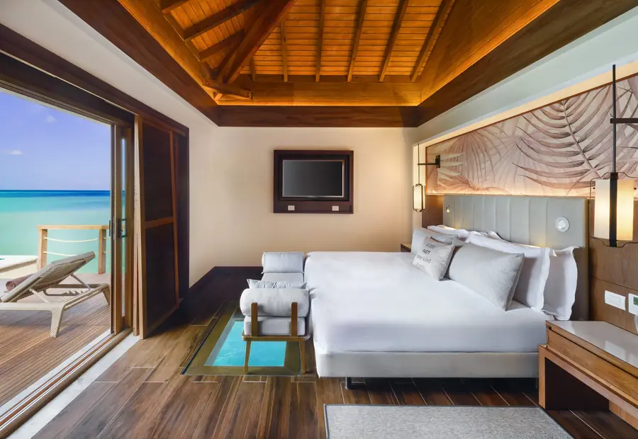 Chairman Overwater Bungalow, Diamond Club — Bedroom